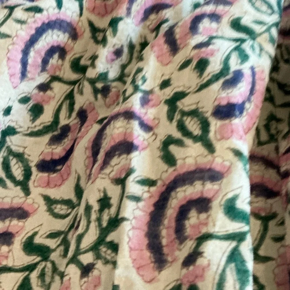 Floral Pink and Blue Maxi Skirt that can also be worn as a dress - Picture 11 of 13